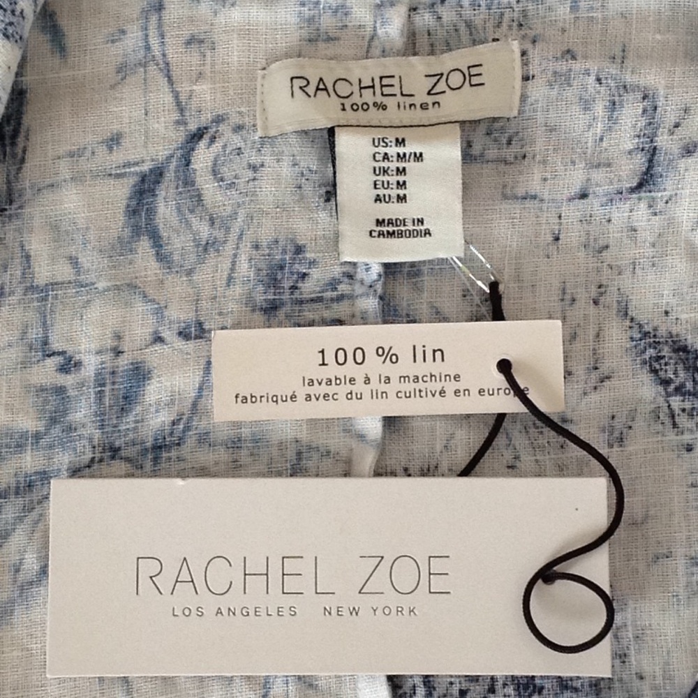 🦋💎🦋 Rachel Zoe - Brand New 100% Linen Jacket - Picture 7 of 7